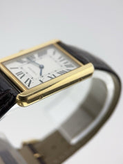 Cartier Tank Solo 18k Yellow Gold and Steel 27mm Quartz Men’s Watch W5200004