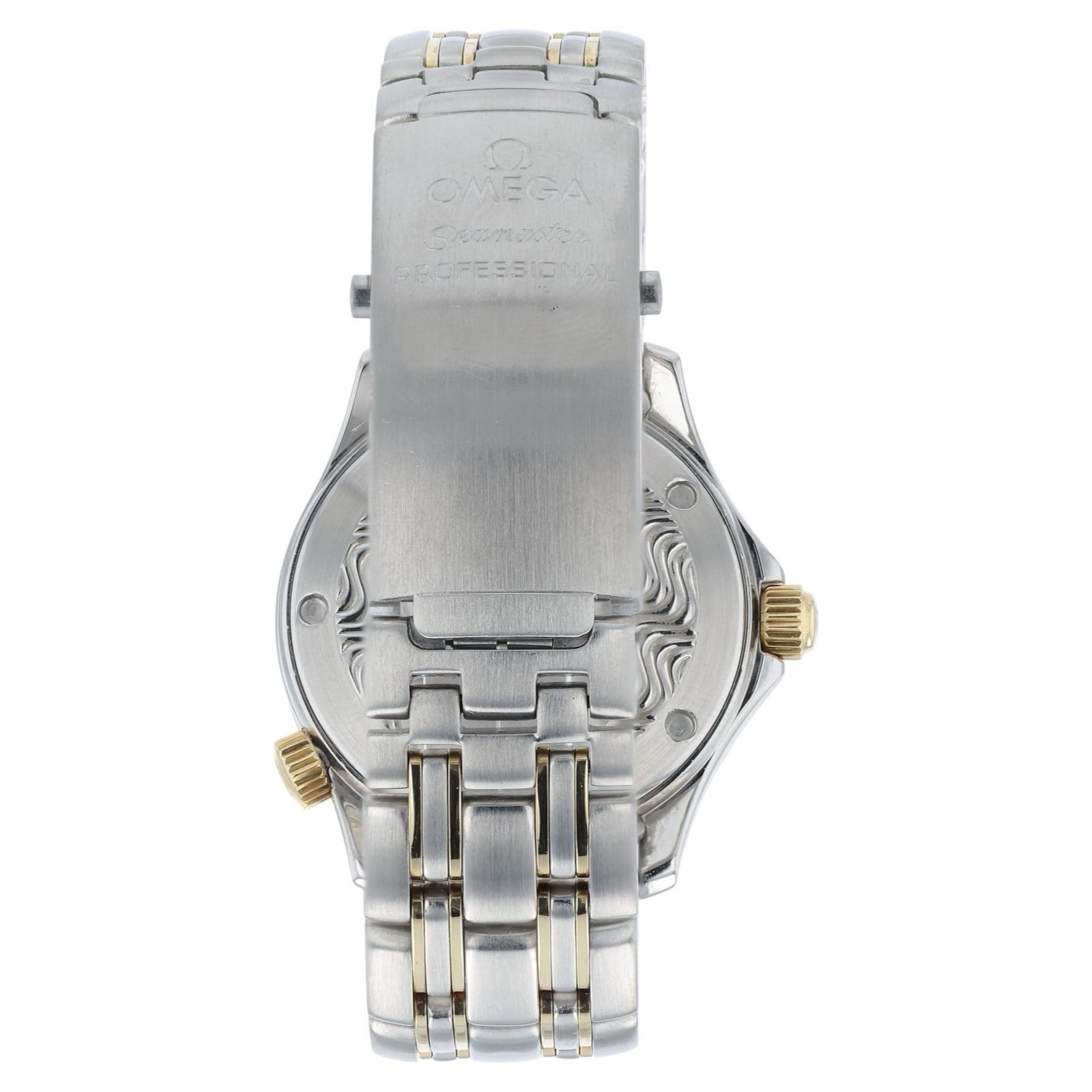Omega Seamaster White Dial Gold & Steel 39.3mm Quartz Men’s Watch 2342.20.00