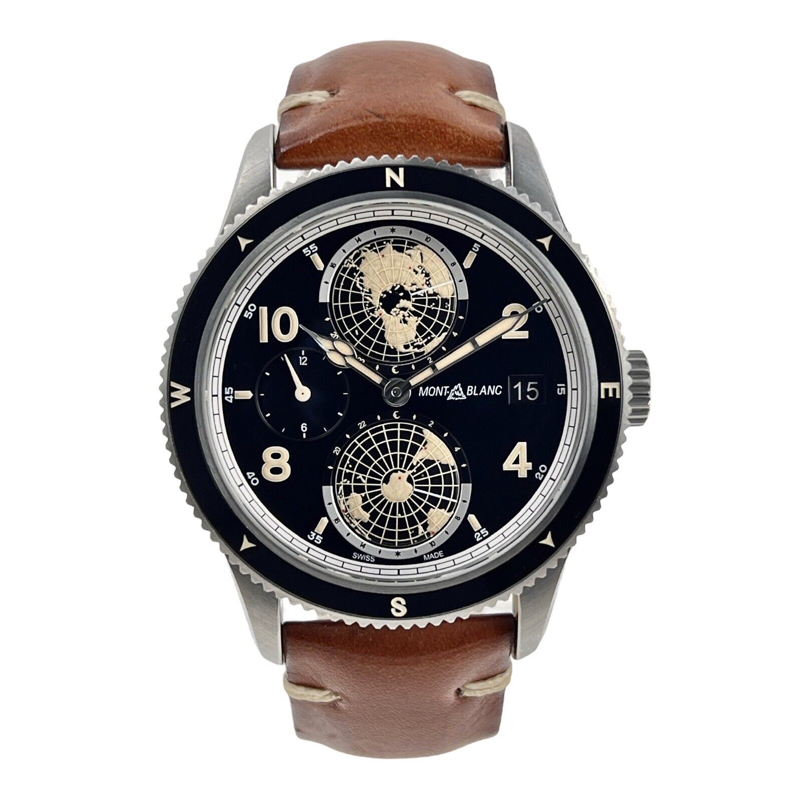 Montblanc 1858 Geosphere World Time Automatic GMT  Mens Watch - 119286