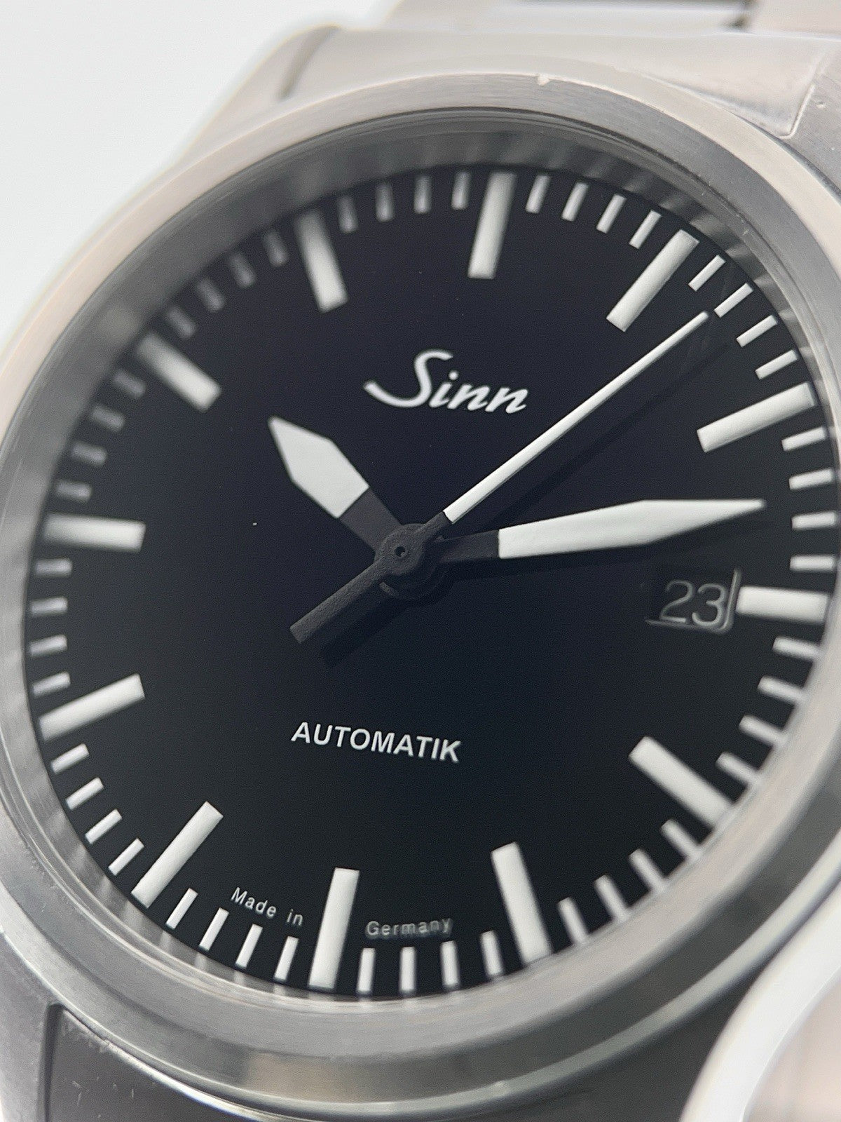 Sinn 556 Stainless Steel Black Dial 38.5mm Automatic Movement Mens Watch 556I