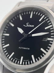 Sinn 556 Stainless Steel Black Dial 38.5mm Automatic Movement Mens Watch 556I