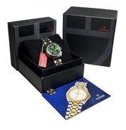 Steel Green Tudor Prince Date Chronograph 79280P | Birmingham Luxury Watches Birmingham, Michigan