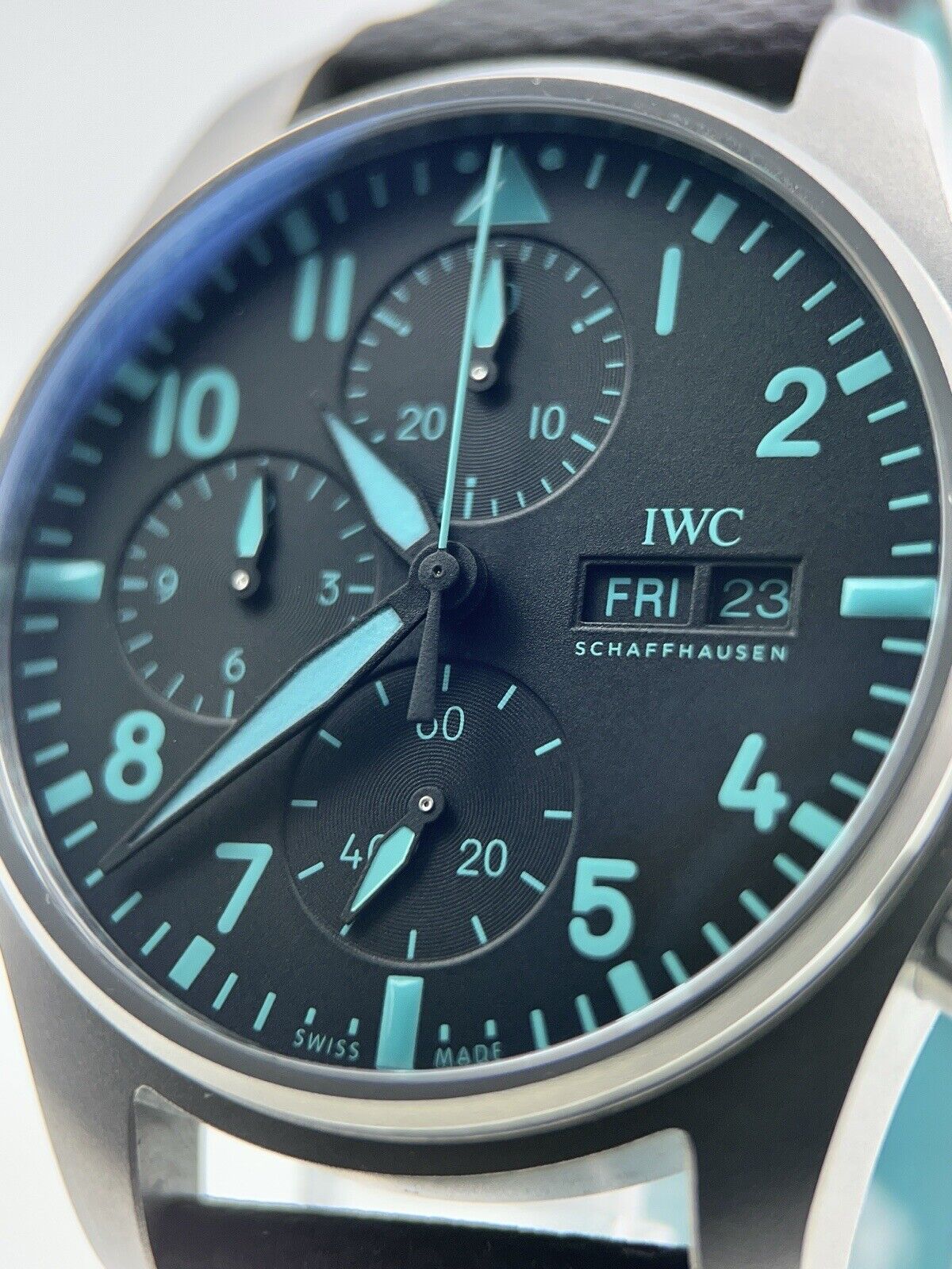 IWC Pilot Chronograph Mercendes AMG Edition Titanium 41mm Automaitc Men’s Watch