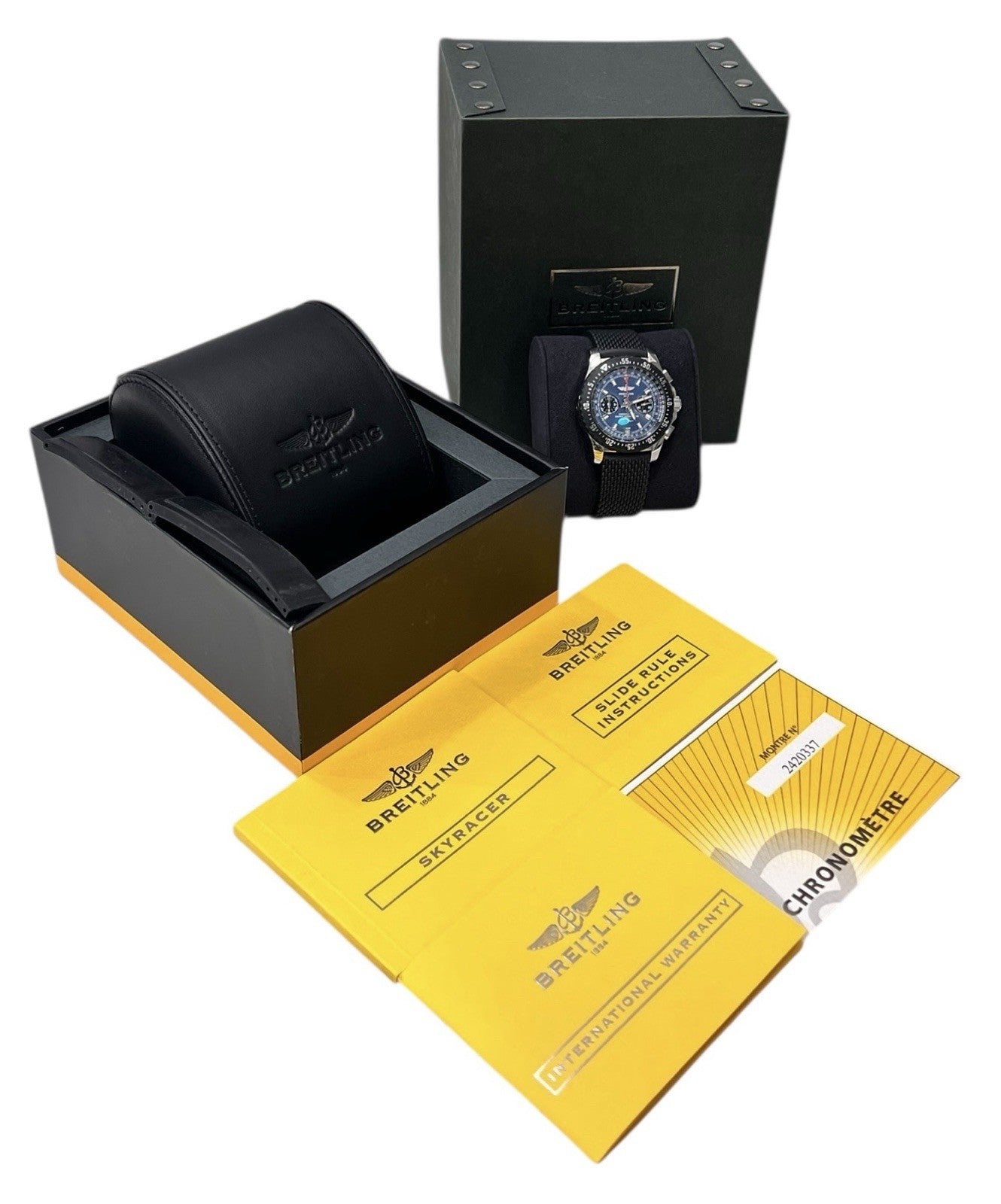 Breitling Skyracer Stainless Steel Blue Dial 43mm Automatic Men’s Watch A27364