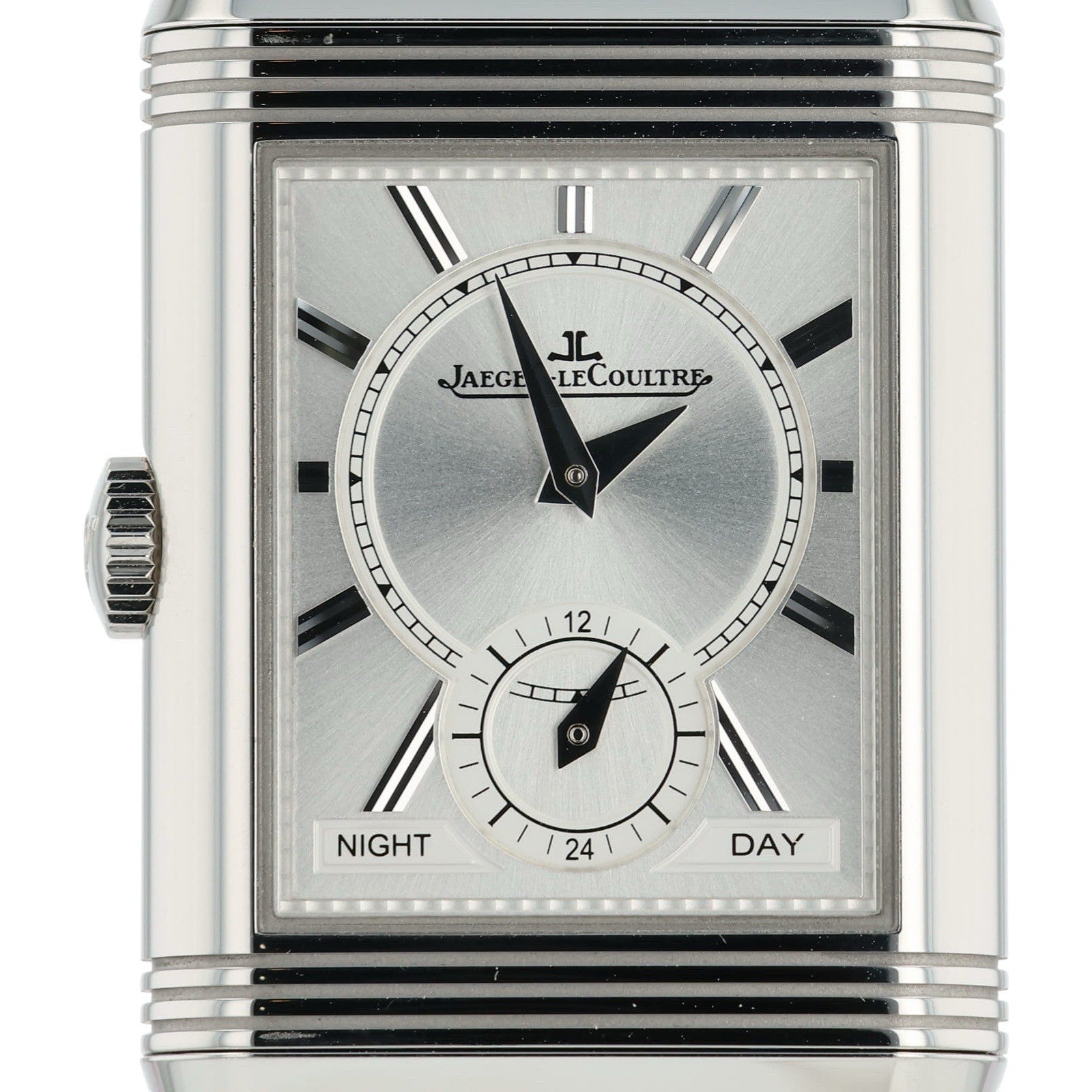 2025 Jaeger LeCoultre Reverso Steel Silver & Blue Dial 28mm Manual Wind Q3988481