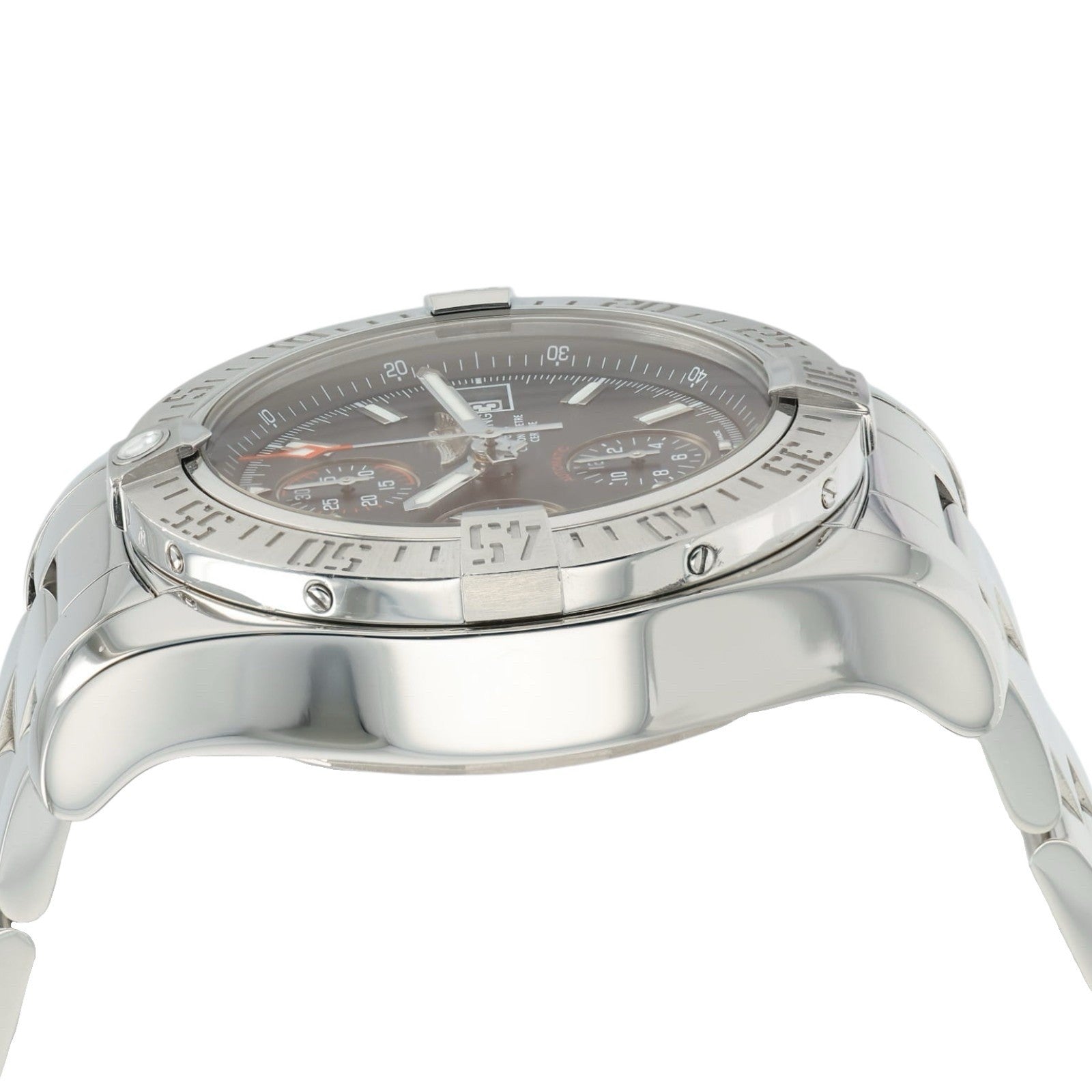 Breitling Avenger II Black Dial Stainless Steel 43mm Automatic Mens Watch A13381