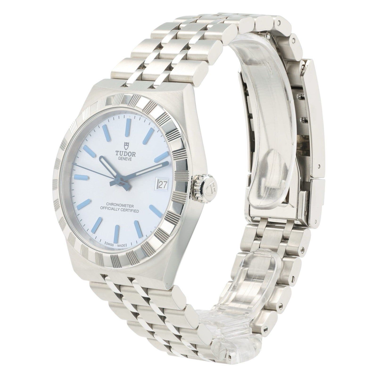 Tudor Royal Light Blue Dial Stainless Steel 36mm Automatic Men’s Watch 2836C1A0