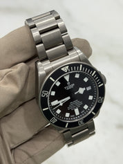 2020 Tudor Pelagos Date Black Dial Titanium Men's Watch 25600TN - Box & Papers