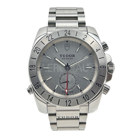 Tudor Sport Aeronaut 41mm Automatic Silver Dial Ref-20200 Stainless Steel