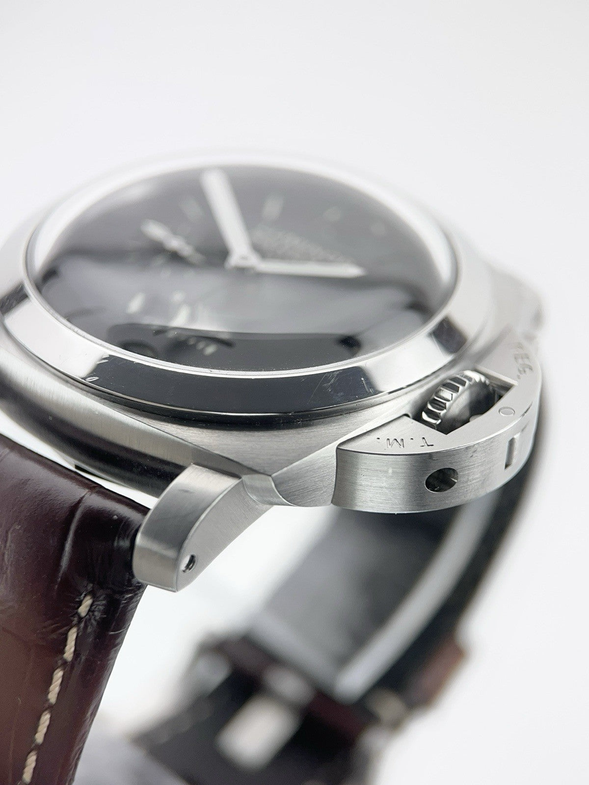 Panerai Luminor 1950 Steel Black Dial 44mm Manual Wind Men's Watch PAM00233