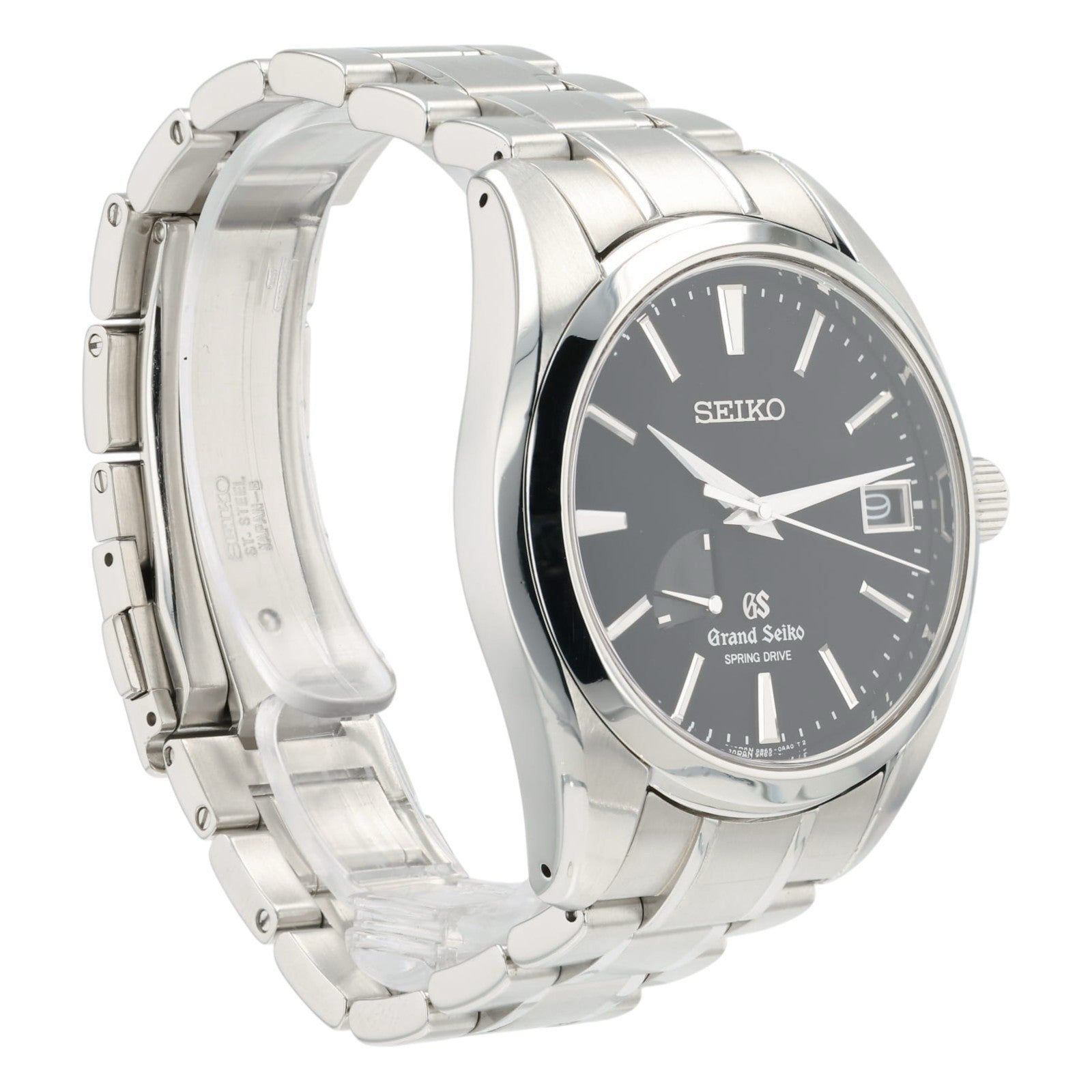 Grand Seiko Black Dial Stainless Steel 40mm Automatic Men’s Watch SBGA003