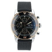 Breitling SuperOcean Black Dial Gold & Steel 44mm Automatic Men’s Watch U13313