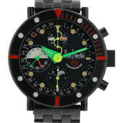 Alain Silberstein Kronomarine Black Dial Steel 40mm Automatic Men’s Watch