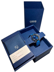 Oris Aquis Date 400 Stainless Steel Blue Dial 41.5mm Automatic Men's Watch 7769