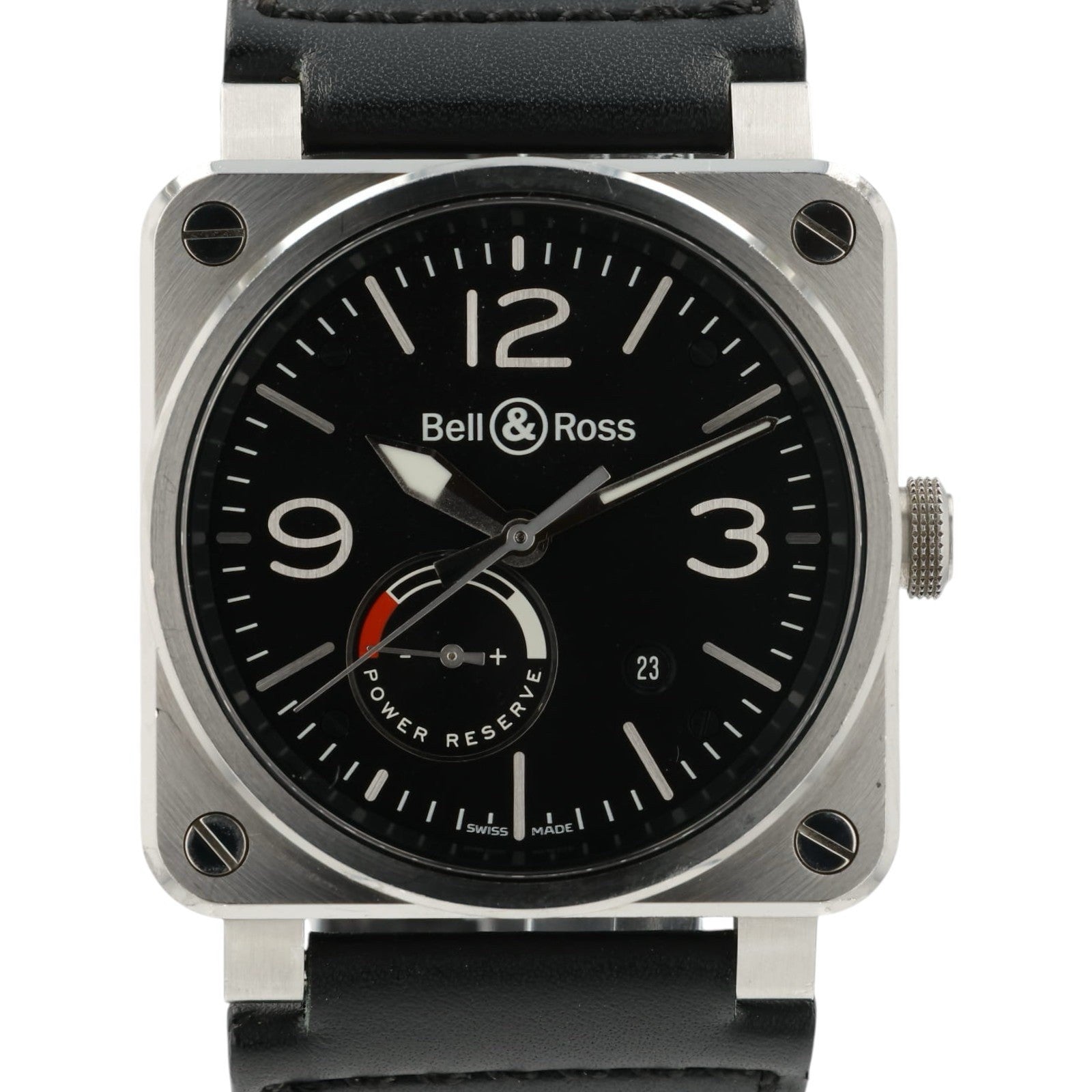 Bell & Ross Black Dial 42mm Stainless Steel Automatic Movement Men’s BR03-97