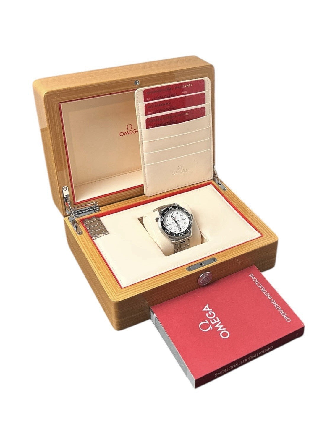 Omega Seamaster Diver Steel White Dial 42mm Automatic Mens 210.30.42.20.04.001