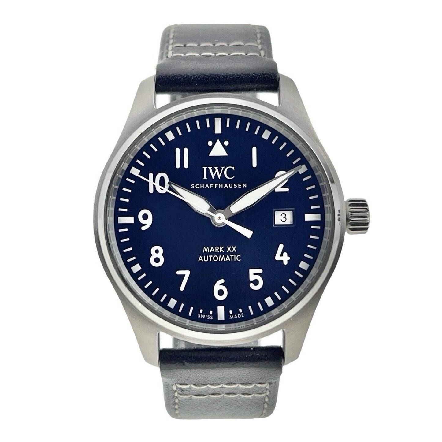 IWC Pilot Mark XX Steel Blue 40mm Automatic Men’s Watch IW328203 - B/P