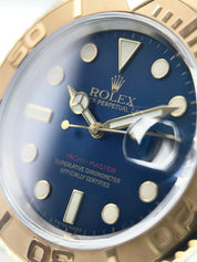 Rolex Yacht-Master 40mm Two Tone Blue Dial 18K Yellow Gold Steel Bracelet 16623