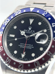 Rolex GMT-Master II Stainless Steel Black Dial 40mm Automatic Men’s Watch 16710