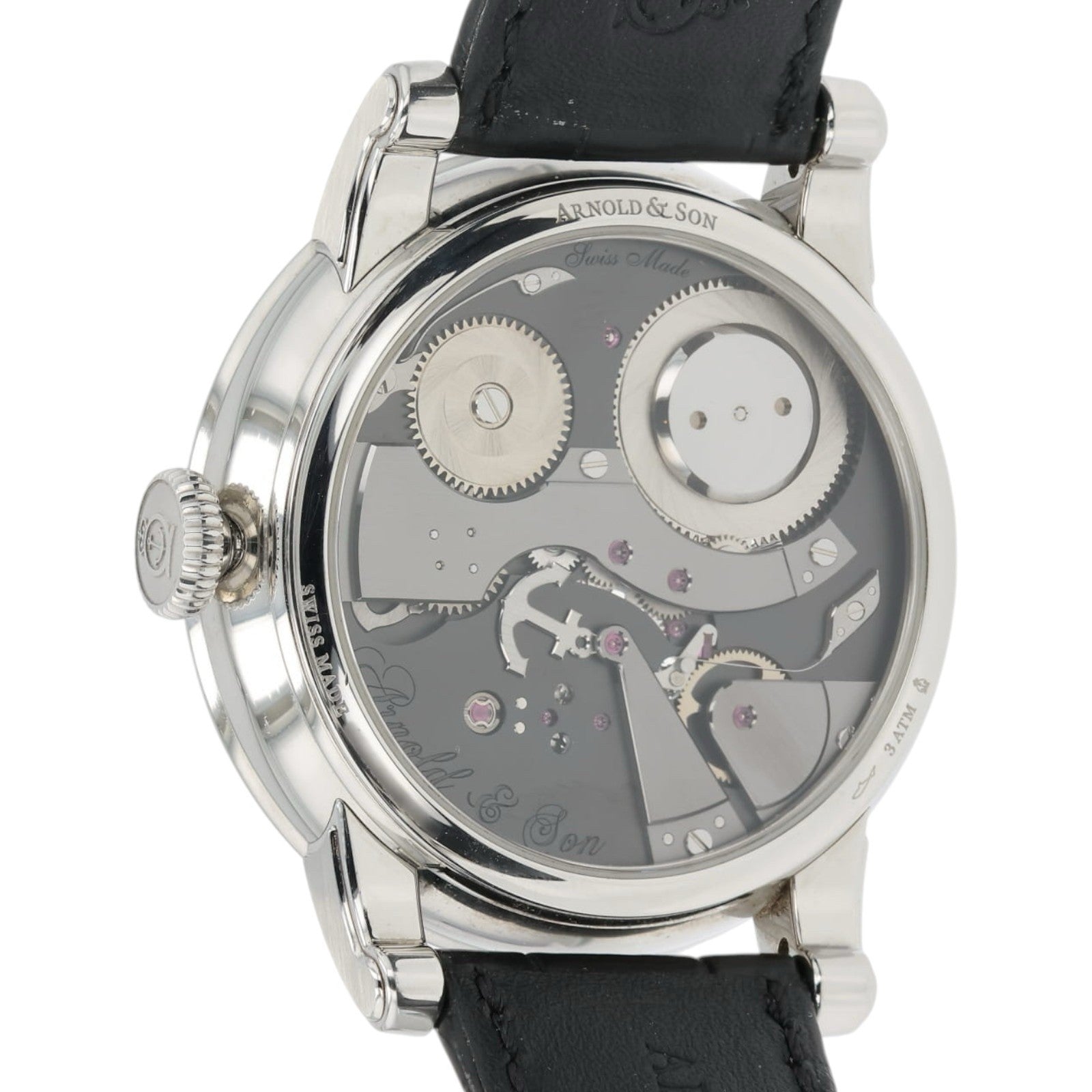 Arnold & Son TB88 Skeleton Dial Stainless Steel 46mm Manual Wind Mens Watch TB88