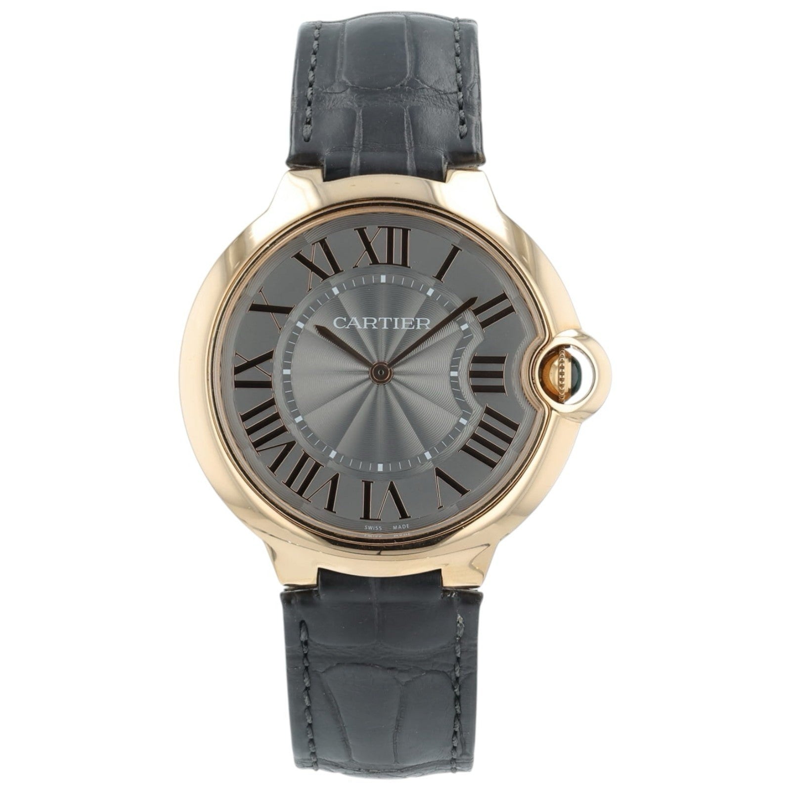 Cartier Ballon Bleu de Cartier Grey Dial 18k Rose Gold 40mm Manual Wind W6920089