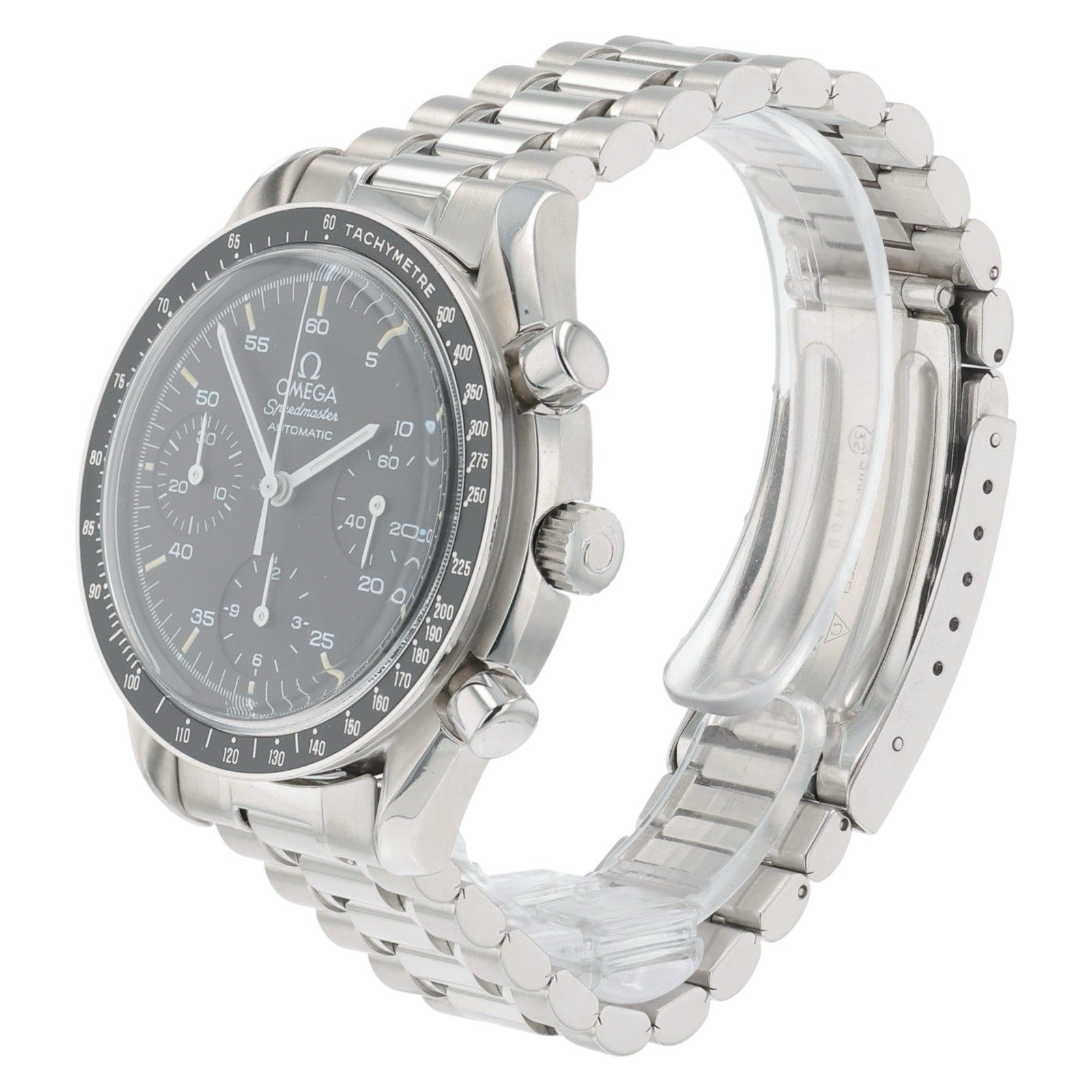 Omega Speedmaster Stainless Steel Black Dial 39mm Automatic Men’s Watch 3510.50