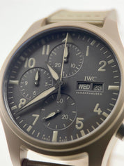 IWC Pilot Chronograph Mojave Desert Beige Ceramic 41mm Automatic Watch IW389402