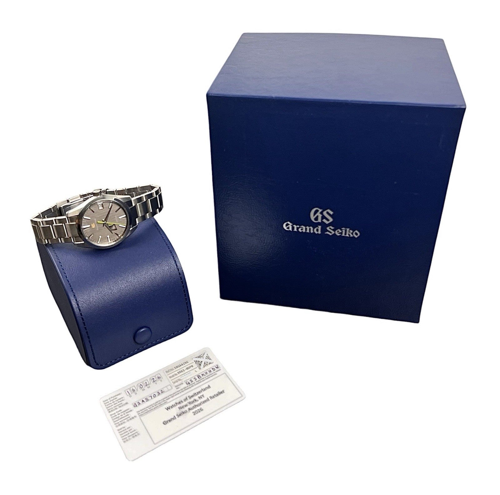 2026 Grand Seiko Soko Heritage Gray Dial Steel 39mm Automatic Mens SBGA429