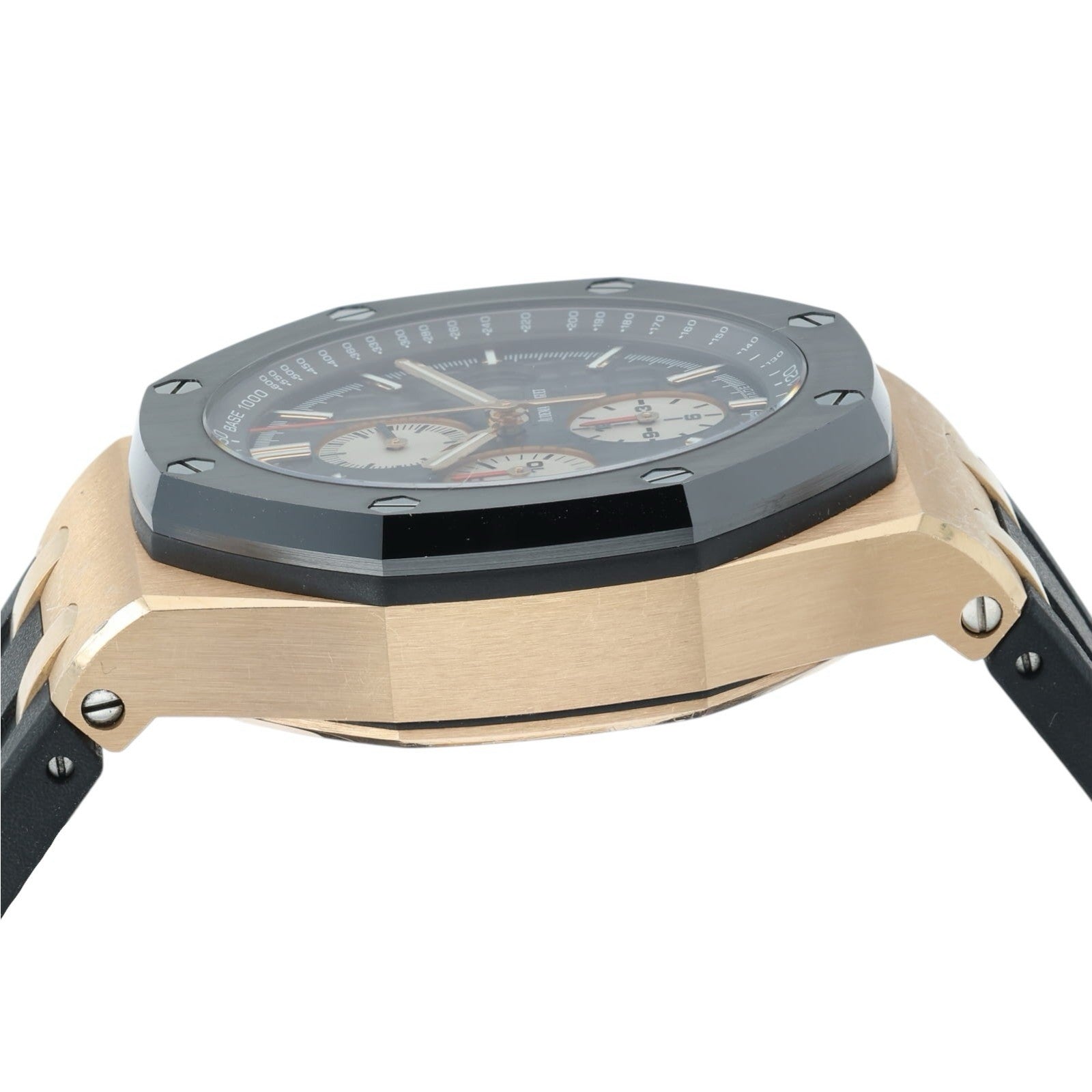 Audemars Piguet Royal Oak 18k Rose Gold Black Dial 44mm Automatic Men’s 26401RO