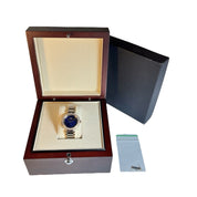 DeWitt Blue Empire 18k Rose Gold and Steel Blue Dial 36mm Quartz Unisex Watch