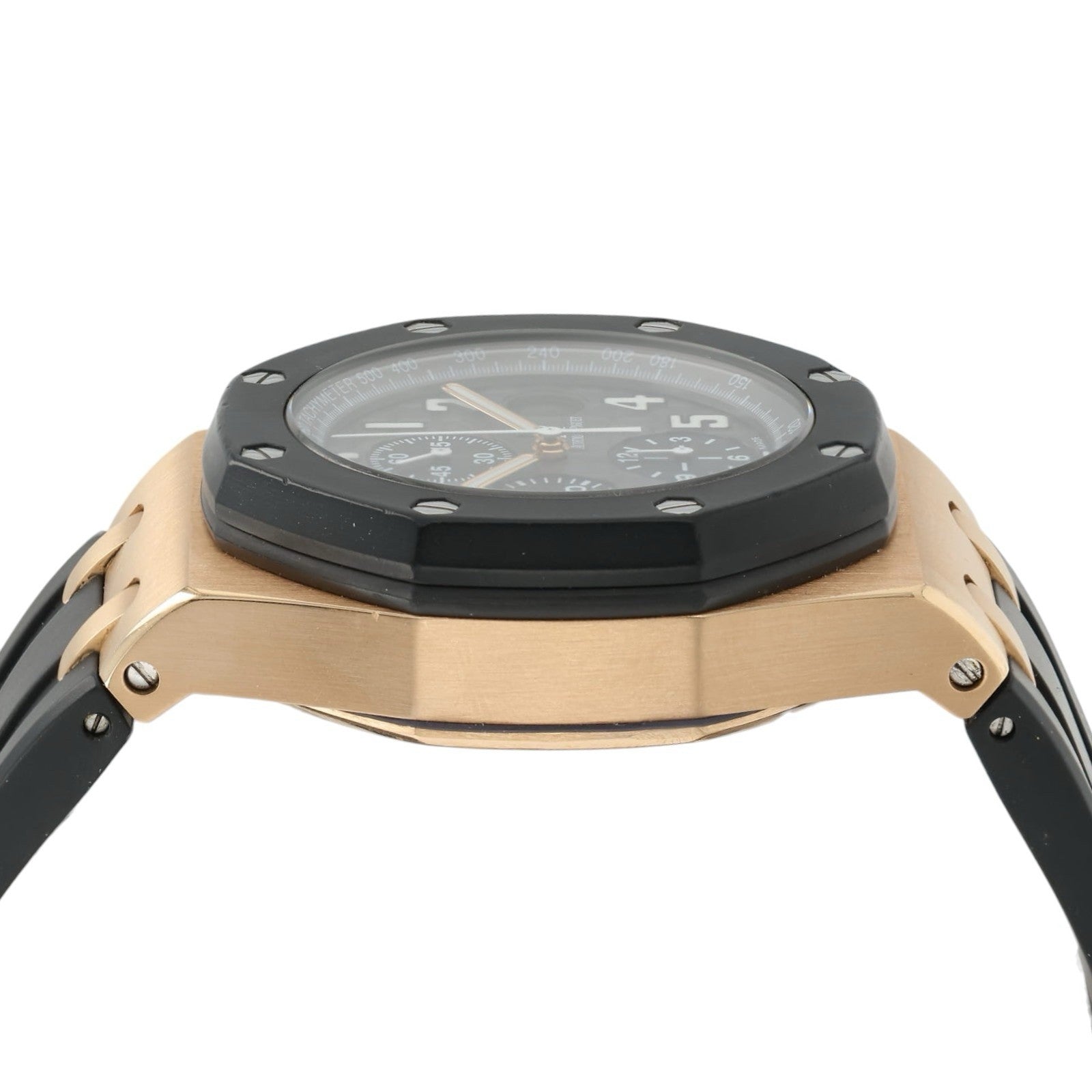 Audemars Piguet Royal Oak Offshore Rubber Clad Chrono Rose Gold Watch 25940OK