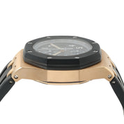 Audemars Piguet Royal Oak Offshore Rubber Clad Chrono Rose Gold Watch 25940OK