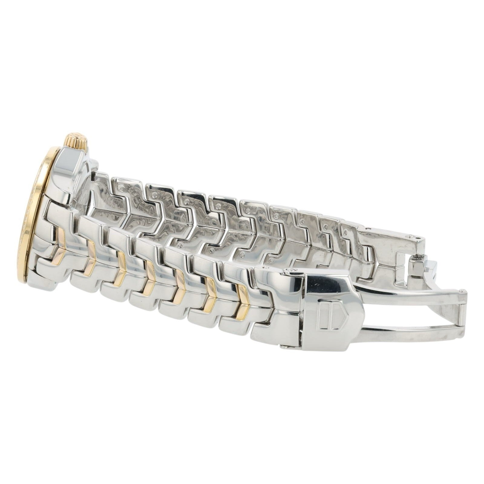 Tag Heuer Link Lady Mother Of Pearl Dial Gold & Steel 27mm Quartz Womens WJF1354