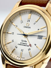 Omega De Ville 18k Yellow Gold Silver Dial 39mm Automatic Men’s Watch 4633.30.31