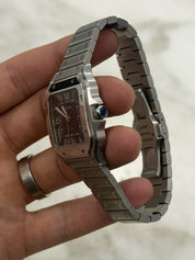 2026 Cartier Santos Stainless Steel Green Dial 35mm Auto Men’s Watch WSSA0061