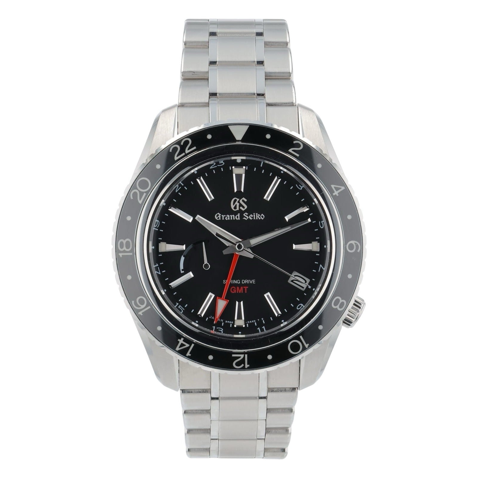 Grand Seiko Sport Stainless Steel Black Dial 44mm Automatic Mens Watch SBGE201