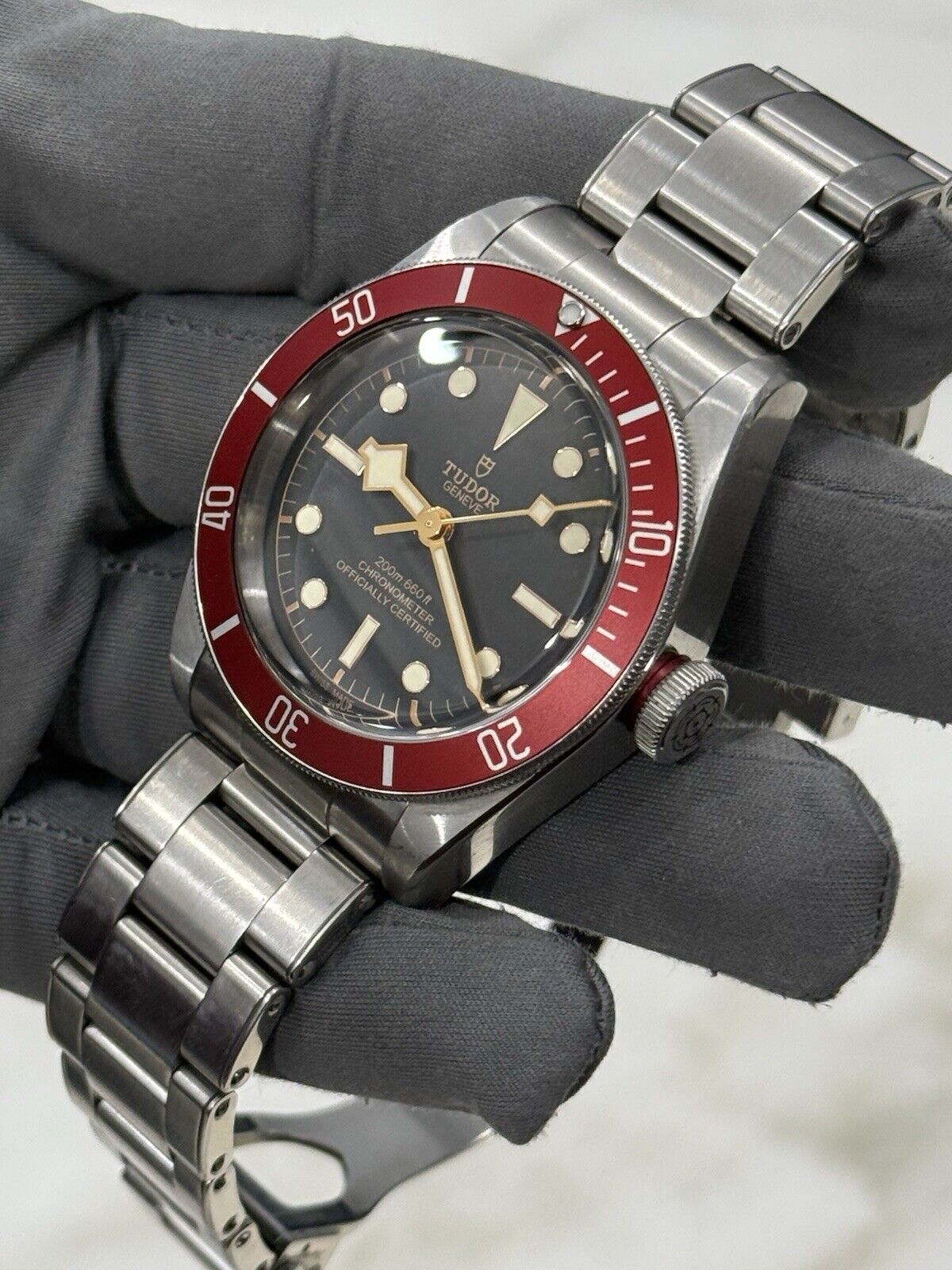 Tudor Black Bay 41 Automatic Red Bezel Stainless Steel Watch 79230R Watch