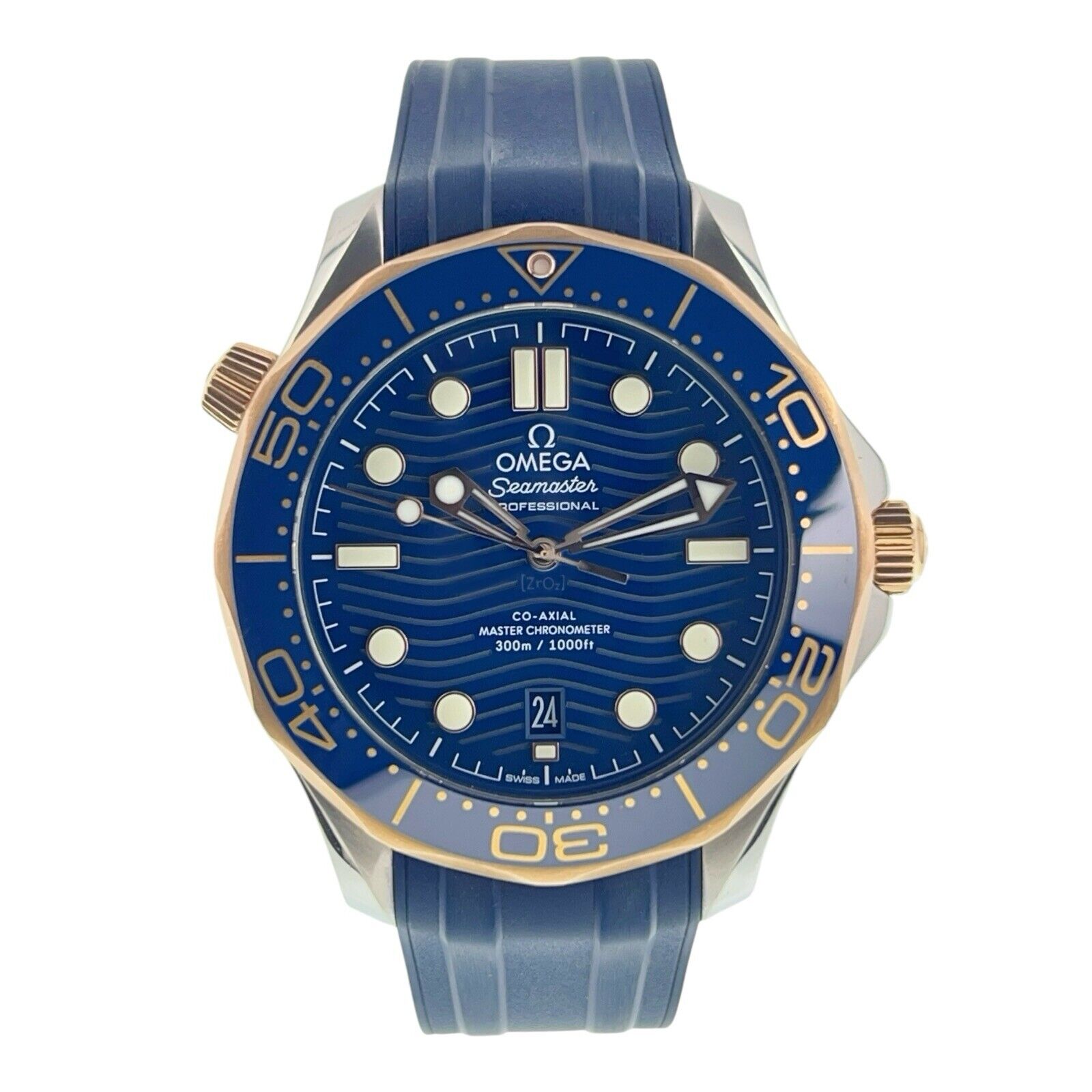 Omega Seamaster Diver 300 Steel Blue Dial 42mm Automatic 210.22.42.20.03.002