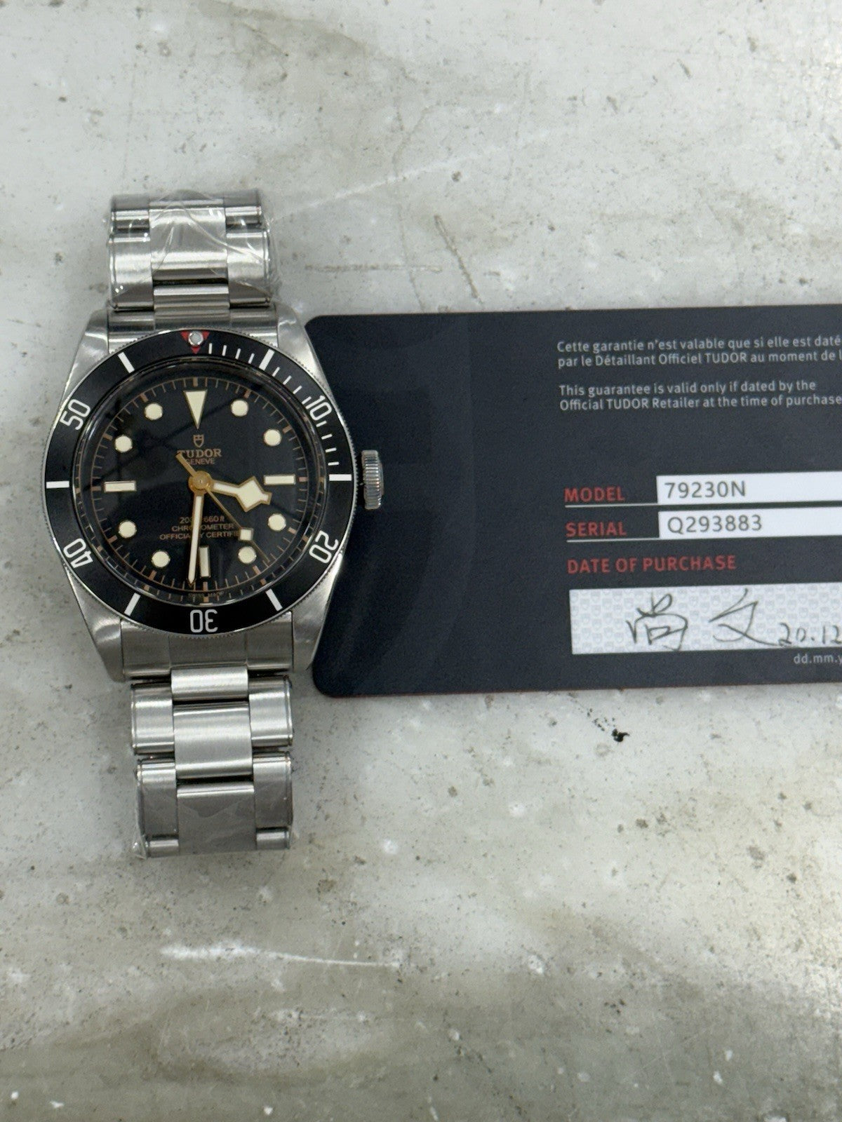 Tudor Black Bay Heritage 79230N Stainless Steel 41mm Black Watch - Box/Papers