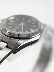 Rolex Oyster Stainless Steel Black Dial 24mm Automatic Women’s Watch 67180