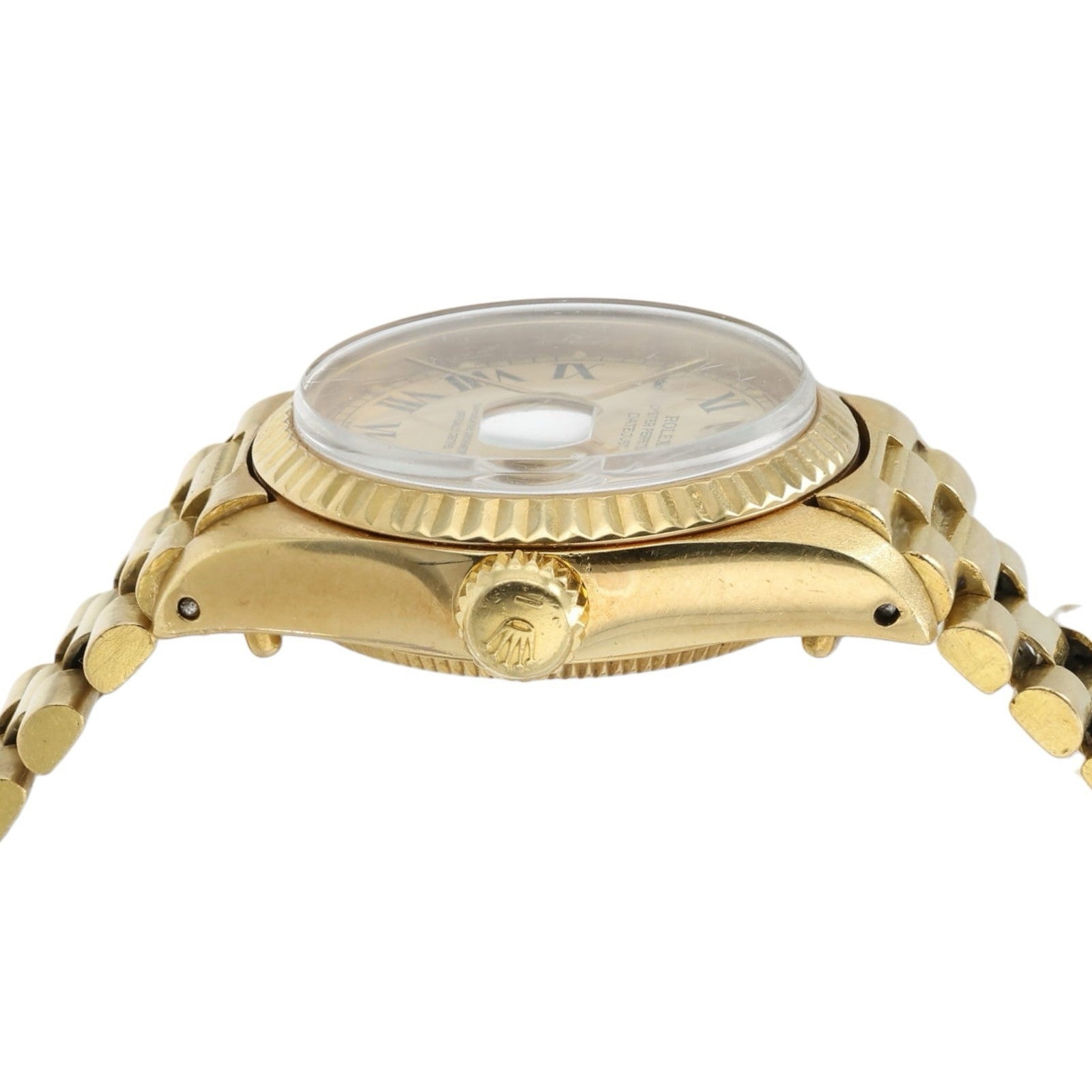 Rolex Ladies Datejust Buckley Dial 18k Yellow Gold  26mm Automatic Womens 6917