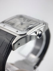 Cartier Santos 100 Stainless Steel Silver Dial 39mm Automatic Mens W20076X8