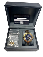 Tag Heuer Aquaracer Steel & Gold Blue 41mm Automatic Men’s Watch WBD2120