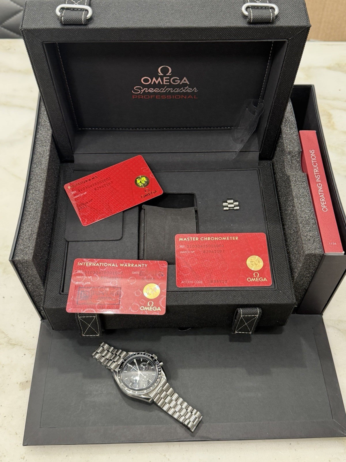2022 Omega Speedmaster Moonwatch 42mm Black Dial Sapphire 310.30.42.50.01.002