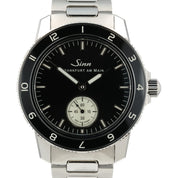 Sinn Pilot Black Dial Stainless Steel 41mm Automatic Mens Watch 104 Klassik 12