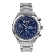 Omega Speedmaster Triple Date Blue Dial 39mm Automatic Men’s Steel Watch 3523.80