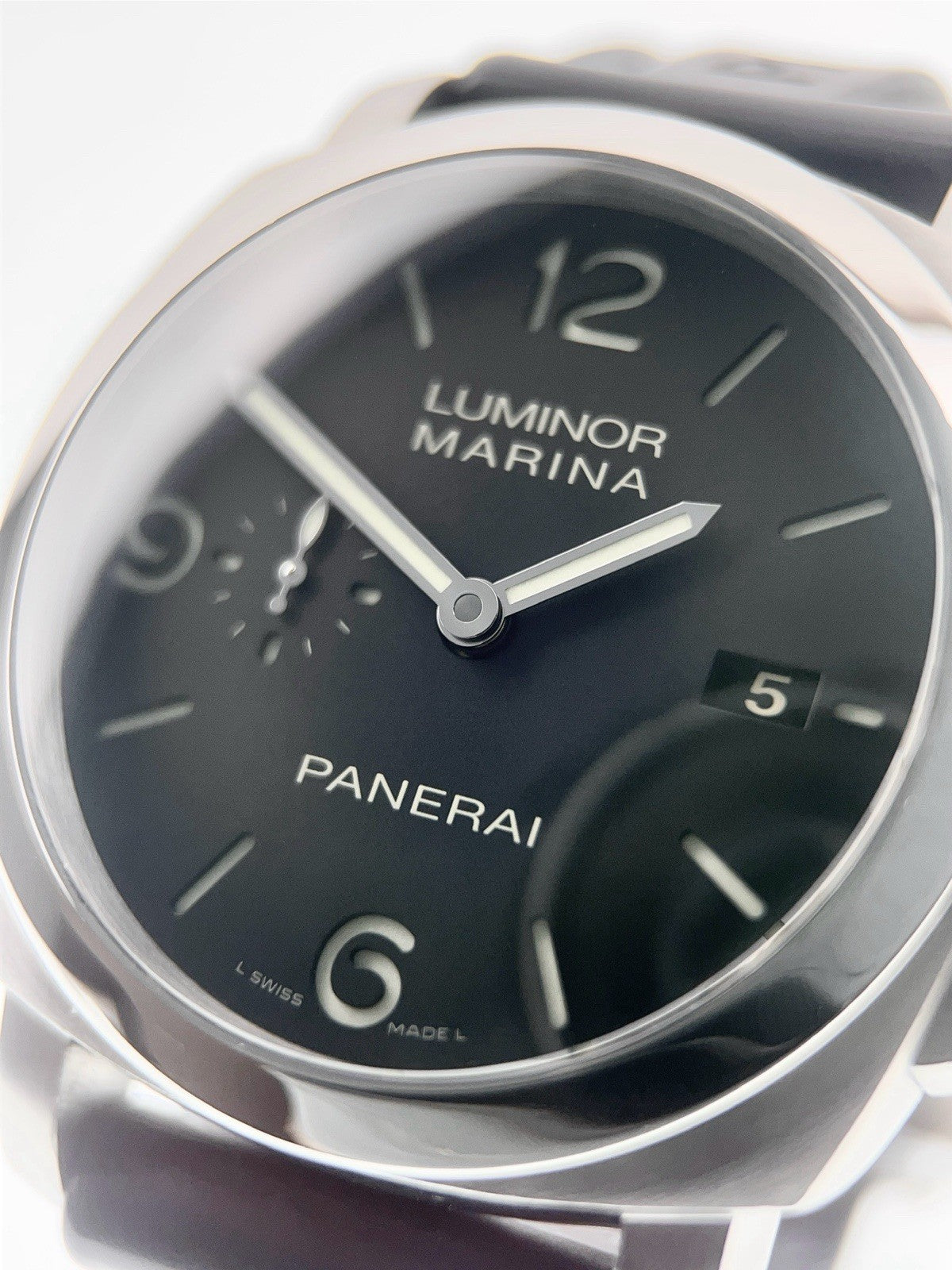 Panerai Luminor Marina 1950 Stainless Steel Black Dial 44mm Auto Mens PAM00312