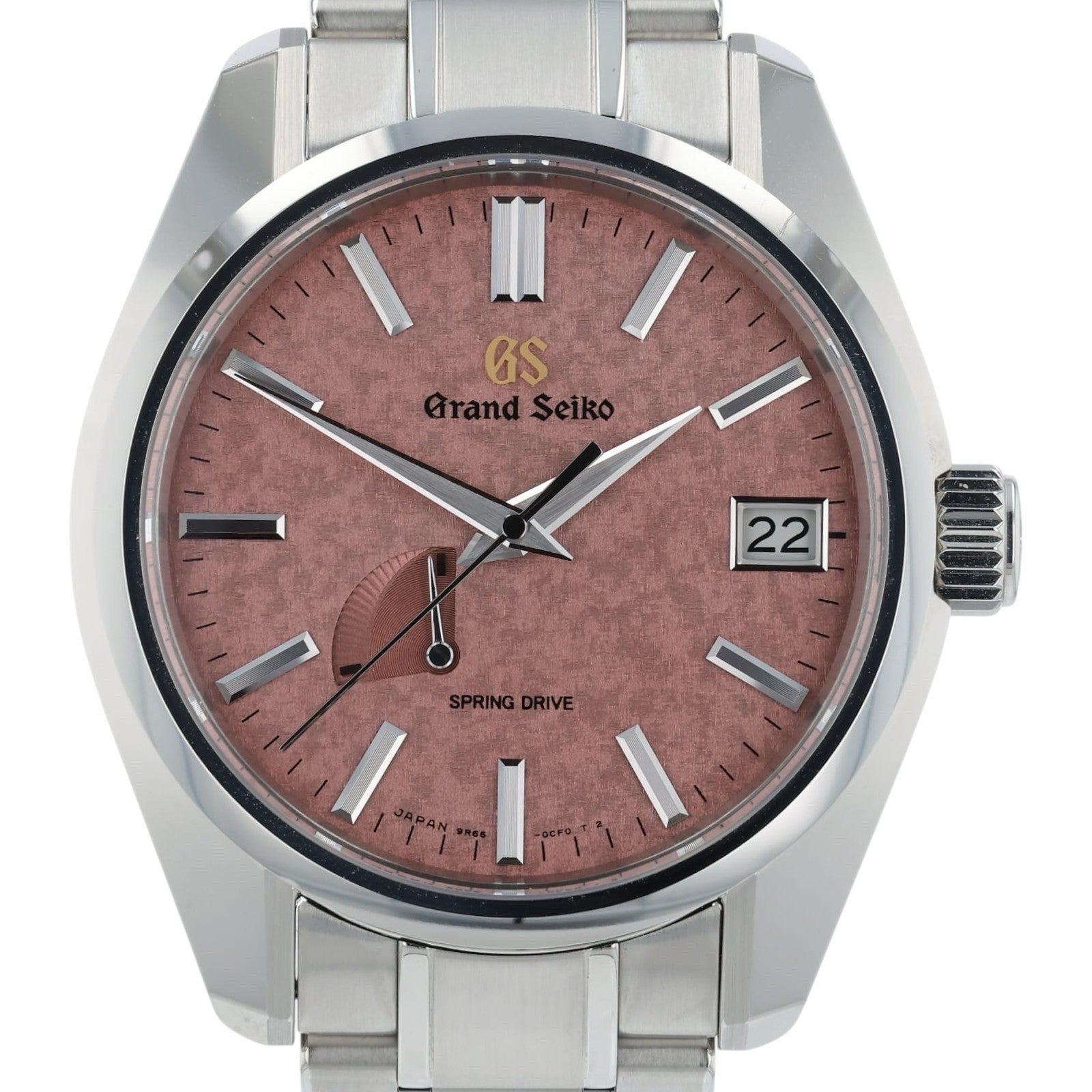 Grand Seiko Heritage Kirazuri Steel Pink Dial 40mm Automatic Men’s Watch SBGA509
