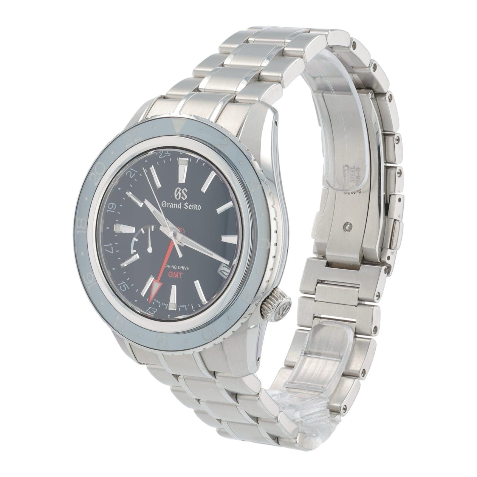 Grand Seiko Sport Stainless Steel Black Dial 44mm Automatic Mens Watch SBGE201