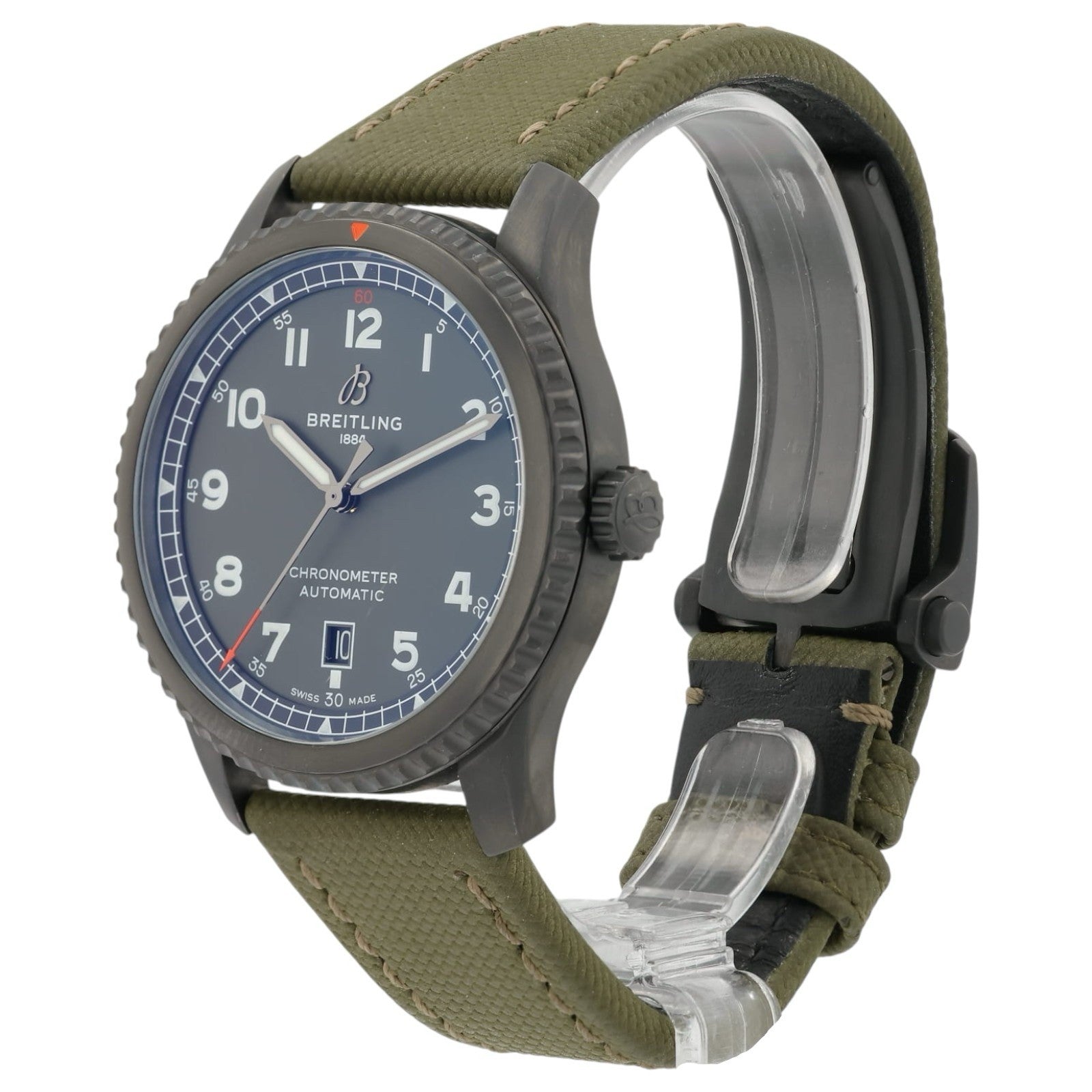 Breitling Curtiss Warhawk Green Dial Stainless Steel 41mm Automatic Men’s M17315